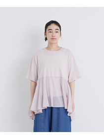 【congés payés】【FAVE】インドコットン&times;カットソーTシャツ 詳細画像 チャコールグレー 12