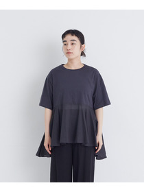 【congés payés】【FAVE】インドコットン&times;カットソーTシャツ 詳細画像 チャコールグレー 19