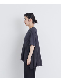 【congés payés】【FAVE】インドコットン&times;カットソーTシャツ 詳細画像 チャコールグレー 20