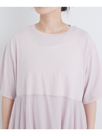 【congés payés】【FAVE】インドコットン&times;カットソーTシャツ 詳細画像 チャコールグレー 22