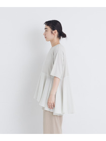 【congés payés】【FAVE】インドコットン&times;カットソーTシャツ 詳細画像 チャコールグレー 6