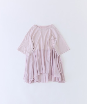 【congés payés】【FAVE】インドコットン&times;カットソーTシャツ 詳細画像 ピンク 1