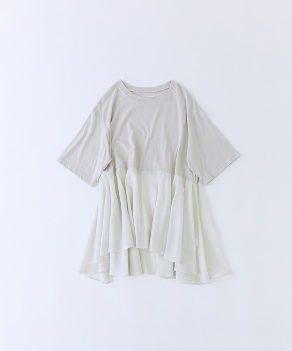 【congés payés】【FAVE】インドコットン×カットソーTシャツ
