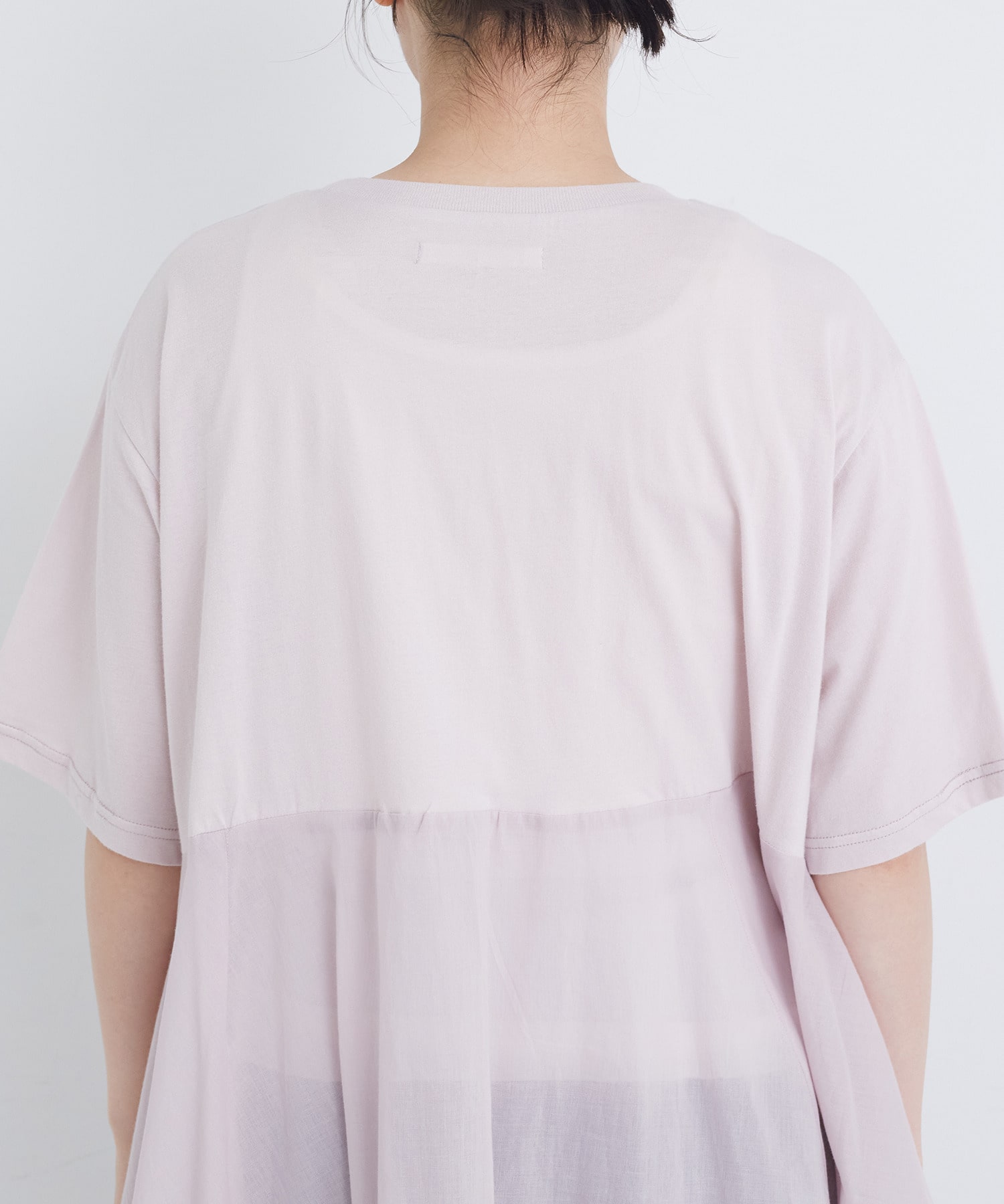 【congés payés】【FAVE】インドコットン&times;カットソーTシャツ 詳細画像 チャコールグレー 23