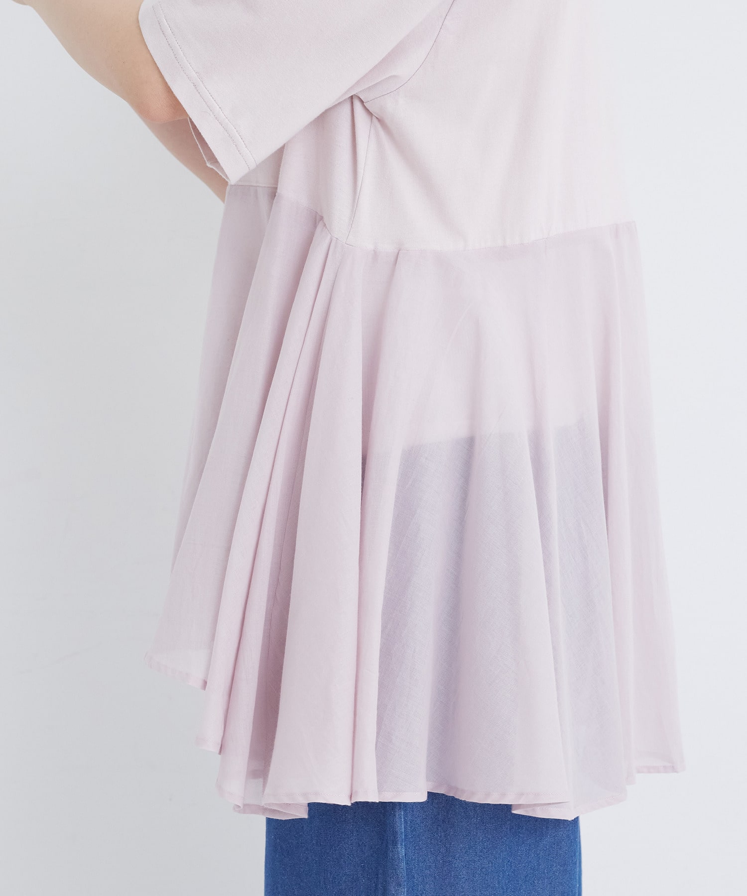 【congés payés】【FAVE】インドコットン&times;カットソーTシャツ 詳細画像 チャコールグレー 26