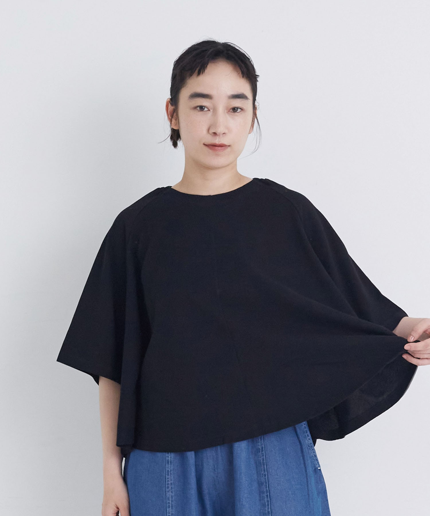 【congés payés】フレアシルエットカットソープルオーバー 詳細画像 ブラウン 18