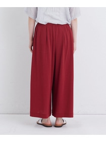 【congés payés】【FAVE】ジャージーギャザーワイドパンツ 詳細画像 レッド 14