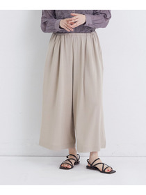 【congés payés】【FAVE】ジャージーギャザーワイドパンツ 詳細画像 レッド 4