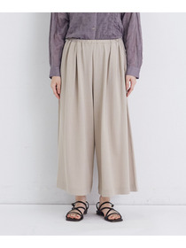 【congés payés】【FAVE】ジャージーギャザーワイドパンツ 詳細画像 レッド 5