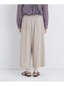 【congés payés】【FAVE】ジャージーギャザーワイドパンツ 詳細画像 レッド 7
