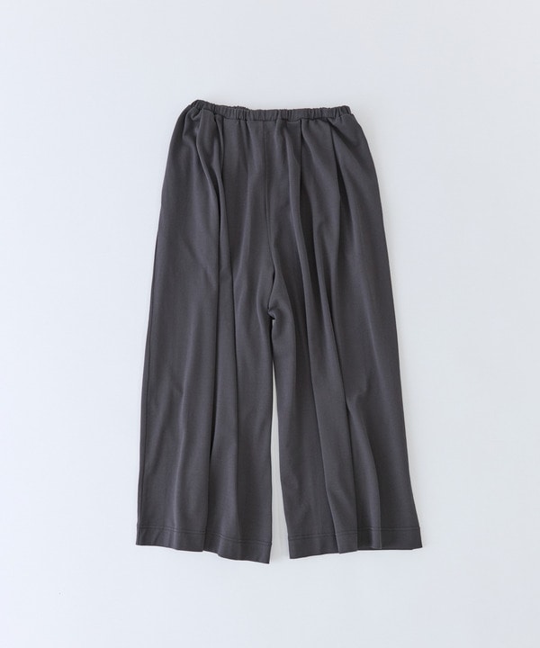 【congés payés】【FAVE】ジャージーギャザーワイドパンツ