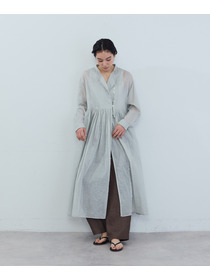 【ADIEU TRISTESSE】コットンオーガンジードット刺繍ワンピース 詳細画像 ブラック 1