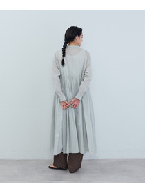 【ADIEU TRISTESSE】コットンオーガンジードット刺繍ワンピース 詳細画像 ブラック 3