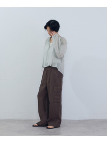 【ADIEU TRISTESSE】コットンオーガンジードット刺繍ブラウス 詳細画像 ブラック 2