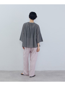 【ADIEU TRISTESSE】リネンカーゴパンツ 詳細画像 ブラウン 17