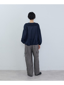 【ADIEU TRISTESSE】リネンカーゴパンツ 詳細画像 ブラウン 22