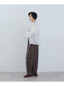 【ADIEU TRISTESSE】リネンサロペット 詳細画像 カーキ 10
