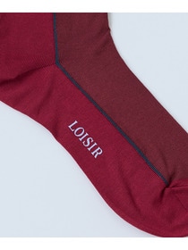 【LOISIR】カラーブロッキングソックス 詳細画像 ブルー系その他 6