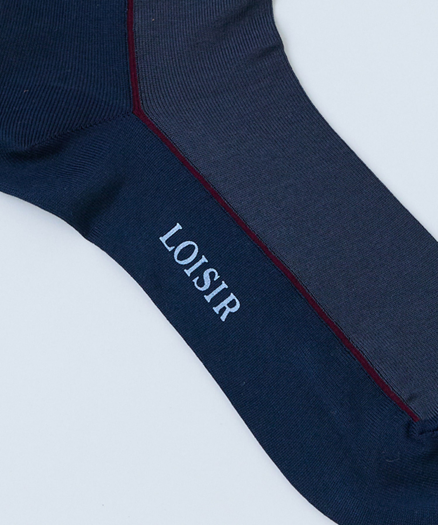 【LOISIR】カラーブロッキングソックス 詳細画像 ブルー系その他 9