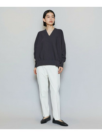 【MOGA】コットンフォートVネックニットプルオーバー 詳細画像 チャコールグレー 12