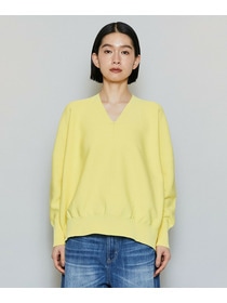 【MOGA】コットンフォートVネックニットプルオーバー 詳細画像 チャコールグレー 20