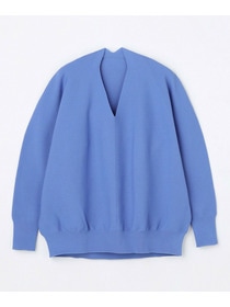 【MOGA】コットンフォートVネックニットプルオーバー 詳細画像 チャコールグレー 23