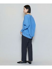 【MOGA】コットンフォートVネックニットプルオーバー 詳細画像 チャコールグレー 4