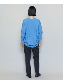 【MOGA】コットンフォートVネックニットプルオーバー 詳細画像 チャコールグレー 5