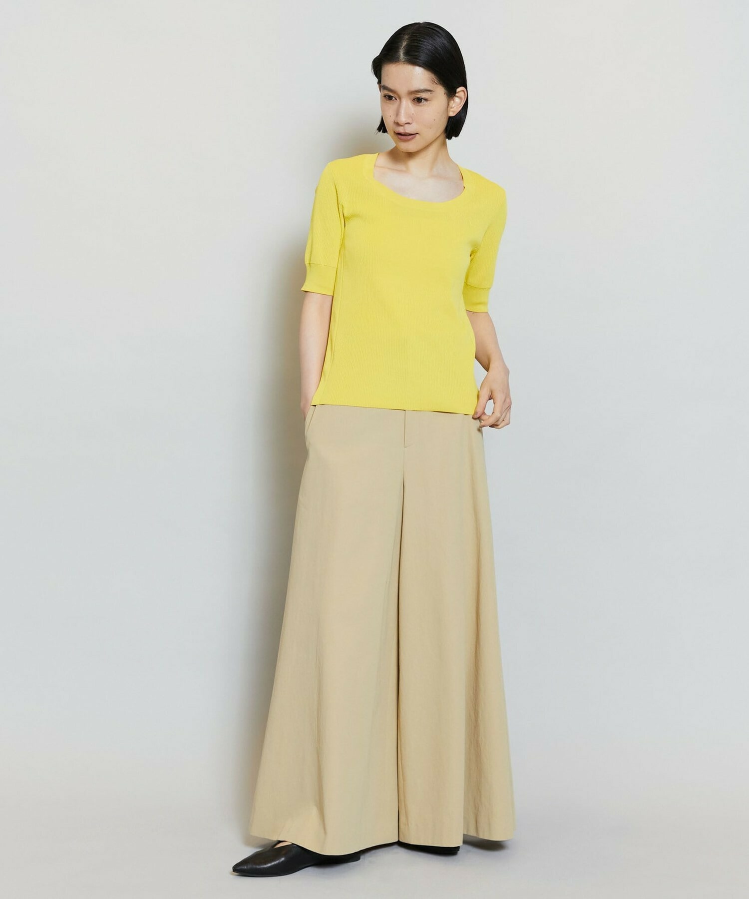 【MOGA】フルーレニットトップス 詳細画像 ブラック 11