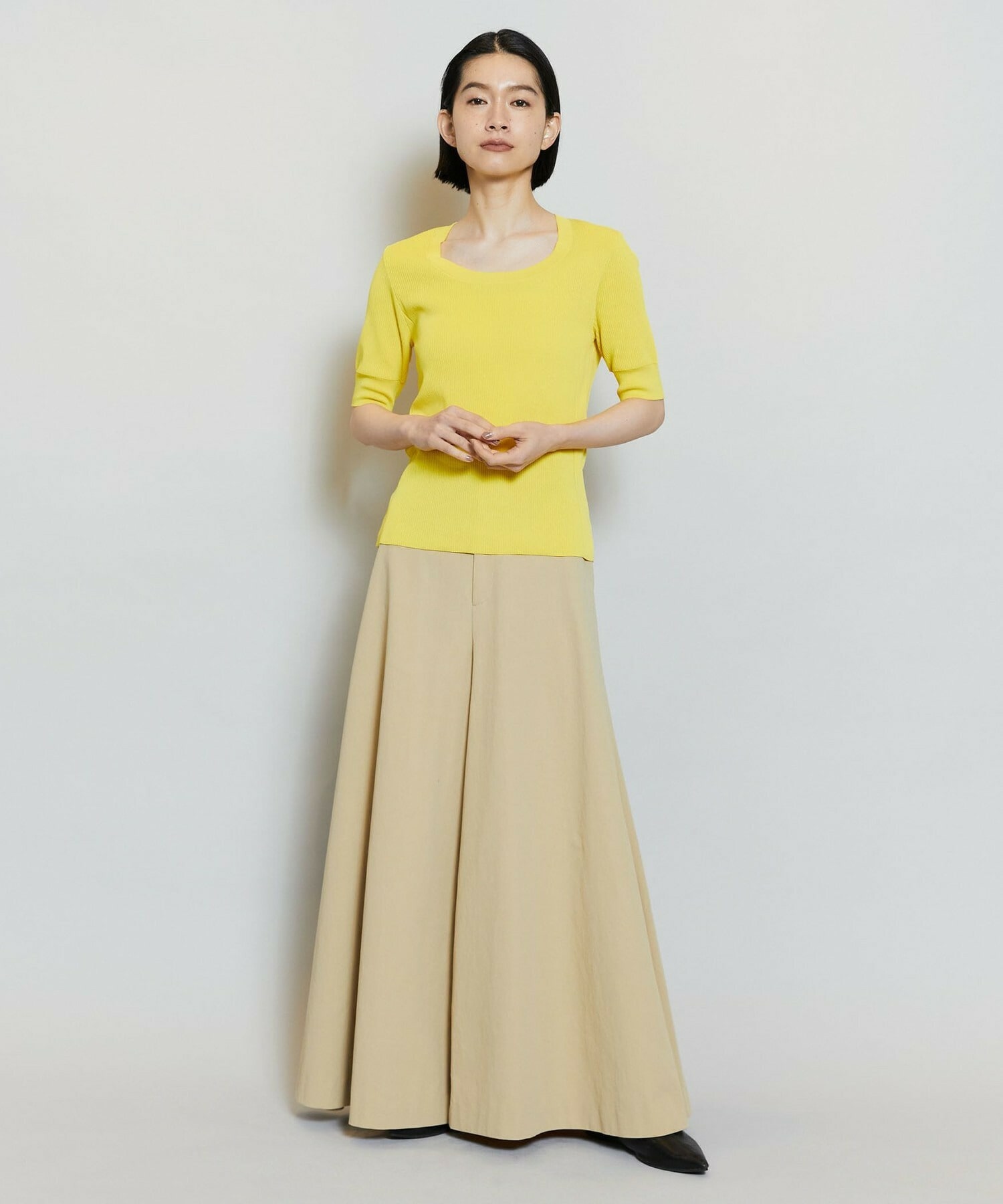 【MOGA】フルーレニットトップス 詳細画像 ブラック 12