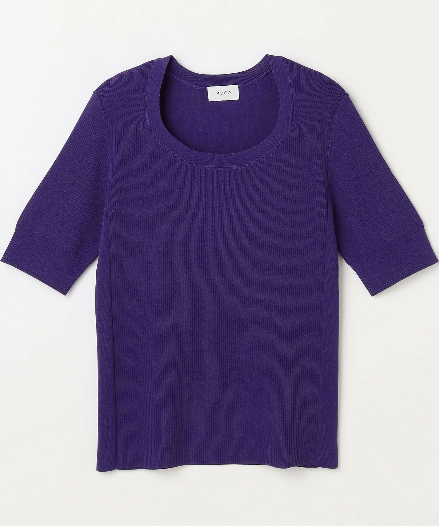 【MOGA】フルーレニットトップス 詳細画像 パープル 2