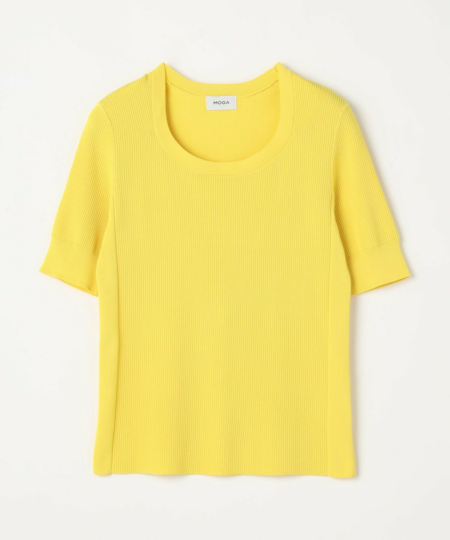 【MOGA】フルーレニットトップス 詳細画像 イエロー 2
