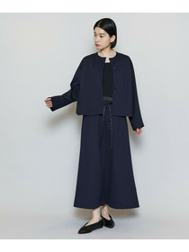 【MOGA】P/Cポンチノーカラージャケット 詳細画像 ネイビー 12