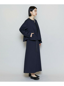 【MOGA】P/Cポンチノーカラージャケット 詳細画像 ネイビー 16