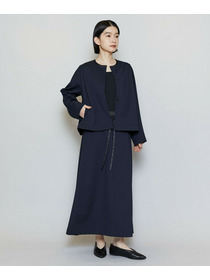 【MOGA】P/Cポンチノーカラージャケット 詳細画像 ネイビー 17