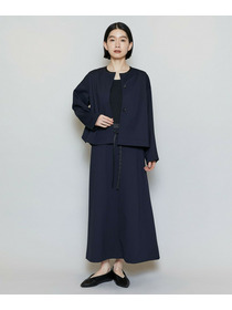 【MOGA】P/Cポンチノーカラージャケット 詳細画像 ネイビー 18