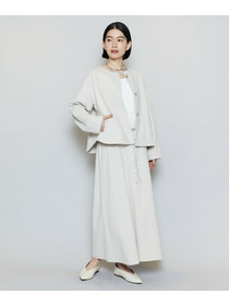 【MOGA】P/Cポンチノーカラージャケット 詳細画像 ネイビー 2