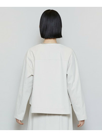 【MOGA】P/Cポンチノーカラージャケット 詳細画像 ネイビー 22