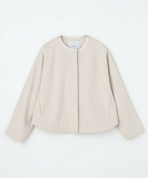 【MOGA】P/Cポンチノーカラージャケット 詳細画像 ベージュ 2