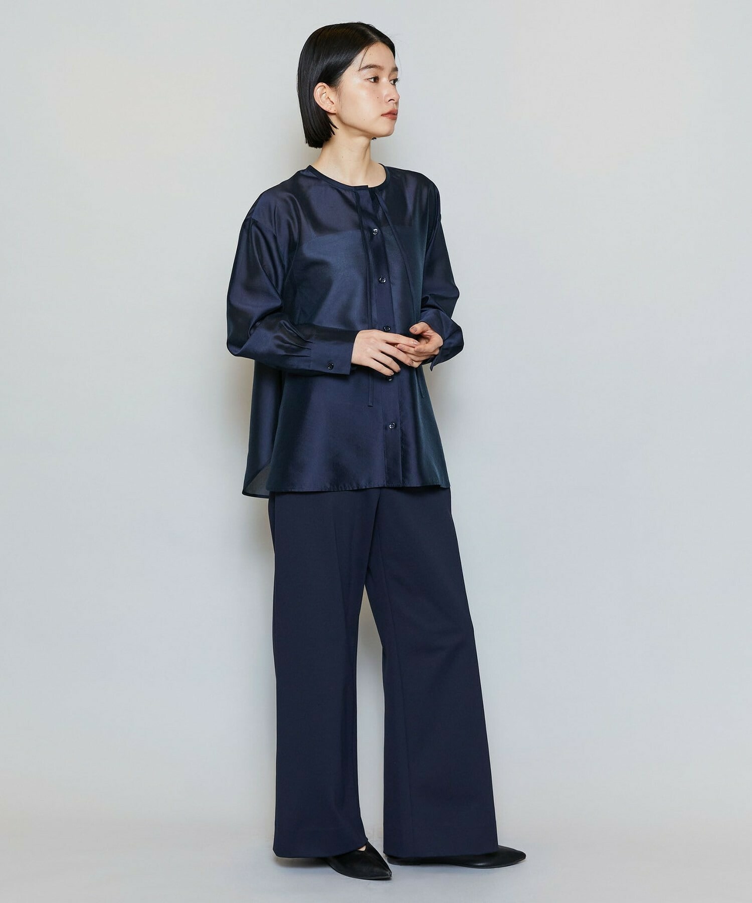 【MOGA】P/Cポンチワイドパンツ 詳細画像 ベージュ 10