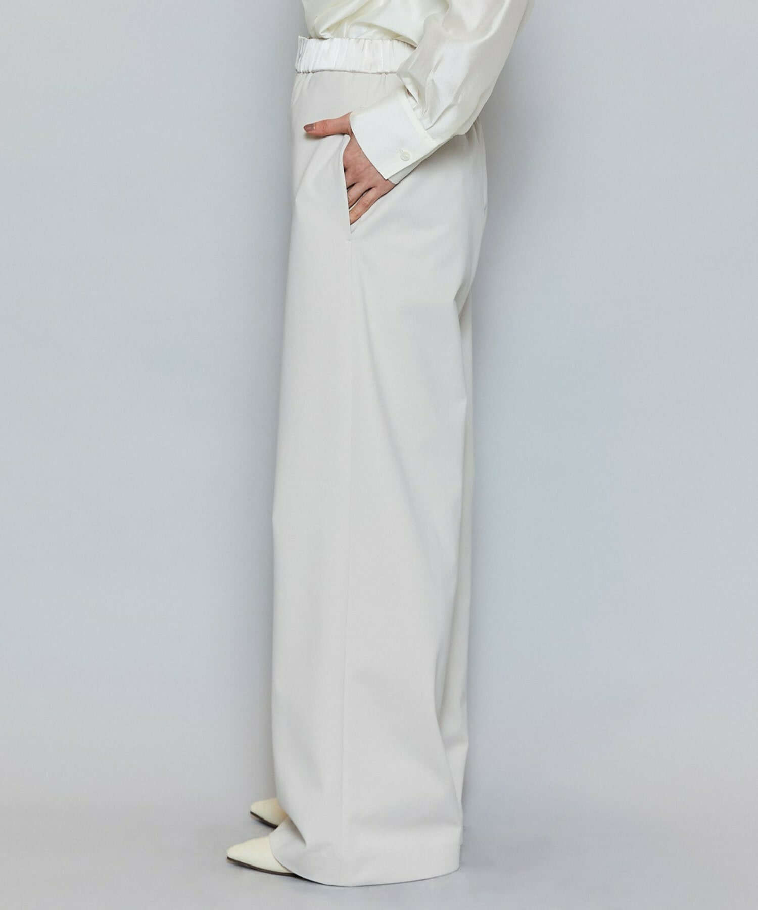 【MOGA】P/Cポンチワイドパンツ 詳細画像 ベージュ 21