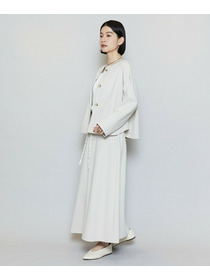 【MOGA】P/CポンチAラインロングスカート 詳細画像 ベージュ 16