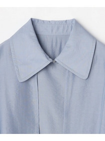 【MOGA】ナイロンリヨセルタッサーショートトレンチコート 詳細画像 ブルー系その他 25