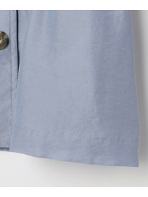 【MOGA】ナイロンリヨセルタッサーショートトレンチコート 詳細画像 ブルー系その他 27