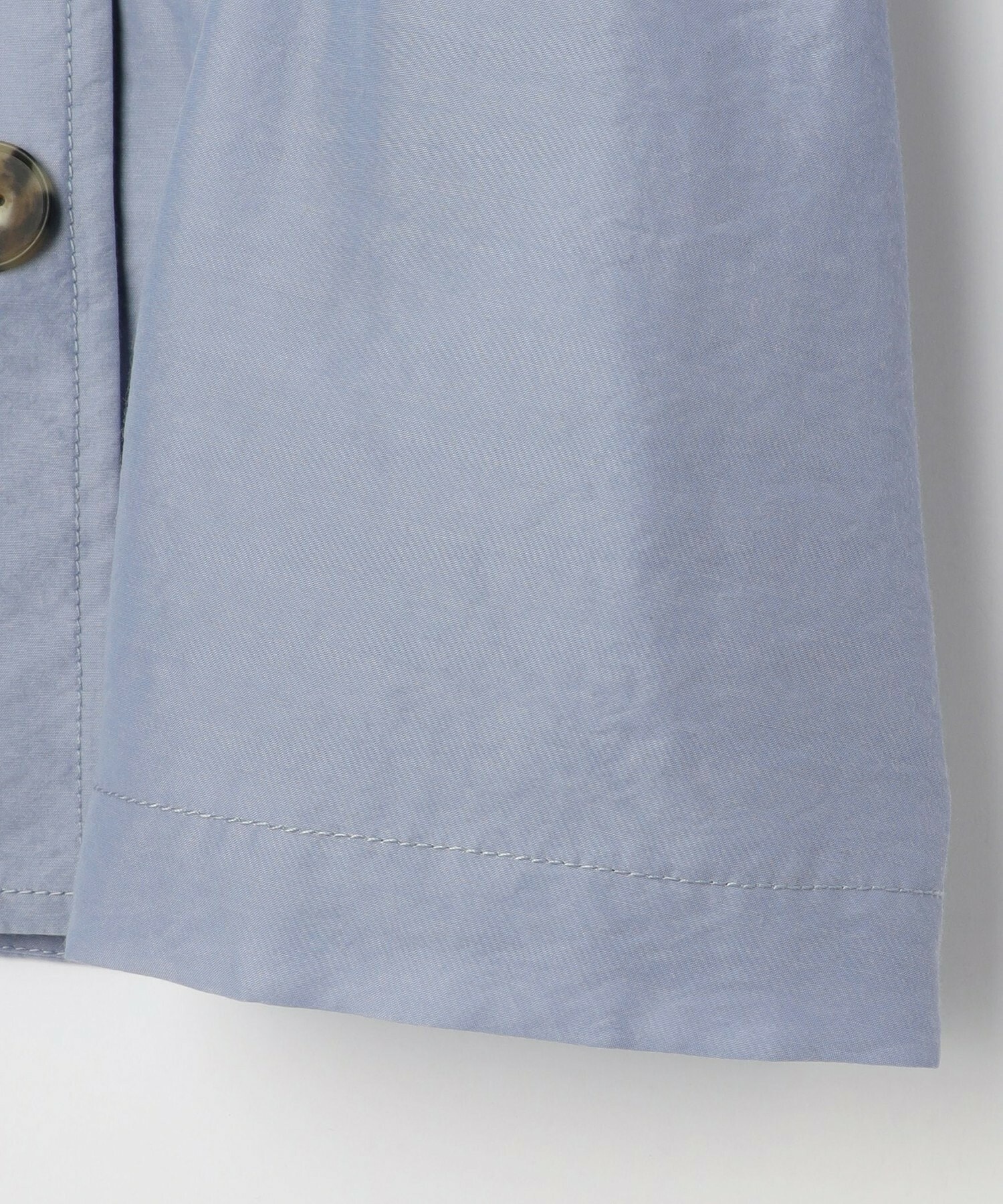 【MOGA】ナイロンリヨセルタッサーショートトレンチコート 詳細画像 ブルー系その他 27