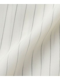 【MOGA】シアーストライプノーカラージャケット 詳細画像 ホワイト 28