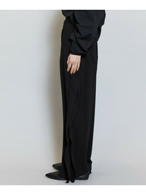 【MOGA】ソフトジョーゼットバレルパンツ 詳細画像 ブラック 21