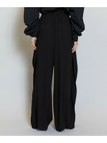 【MOGA】ソフトジョーゼットバレルパンツ 詳細画像 ブラック 23