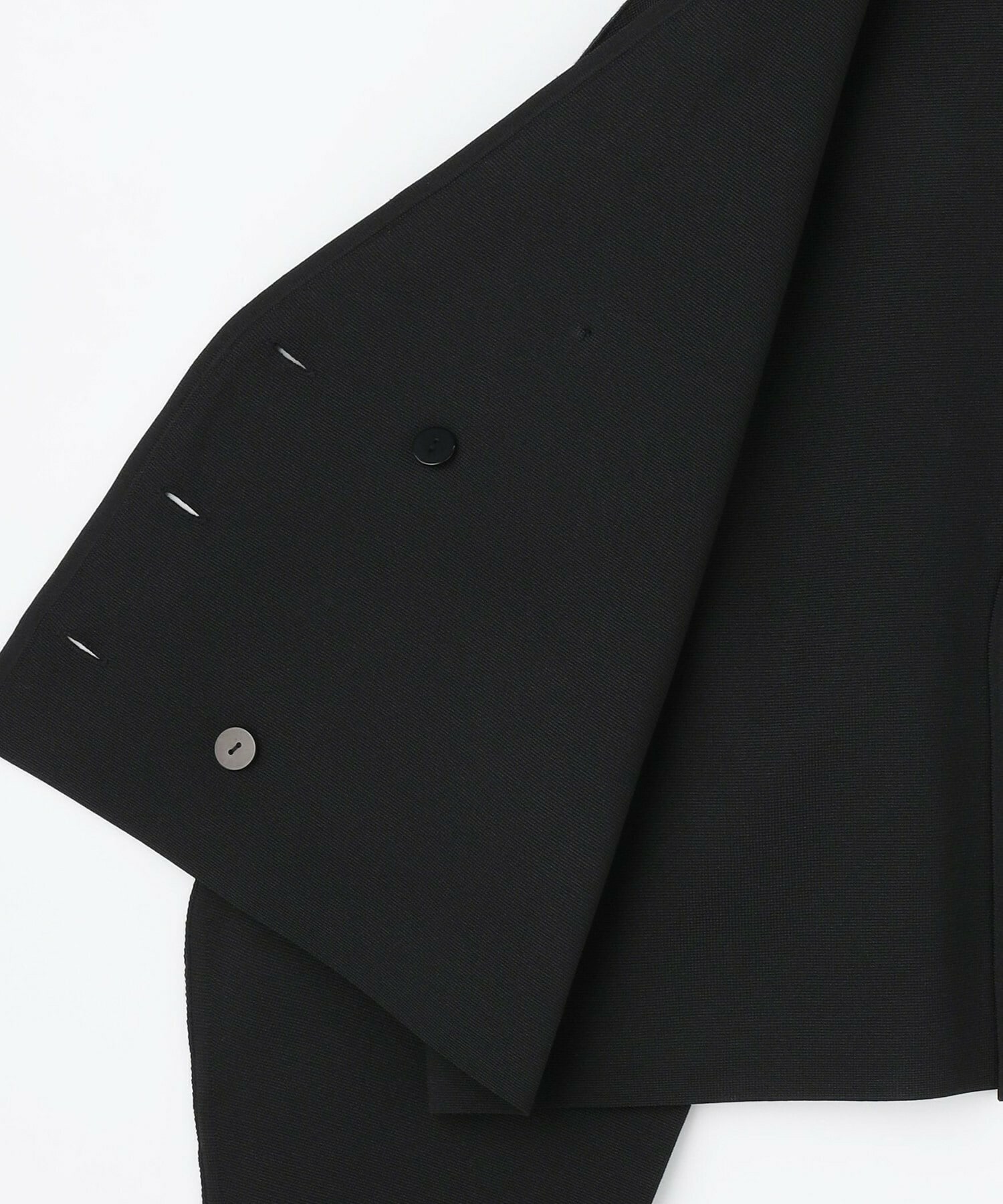 【MOGA】バルキーポリエステルニットジャケット 詳細画像 ブラック 29