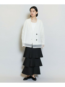 【MOGA】バルキーポリエステルニットスカート 詳細画像 ブラック 14